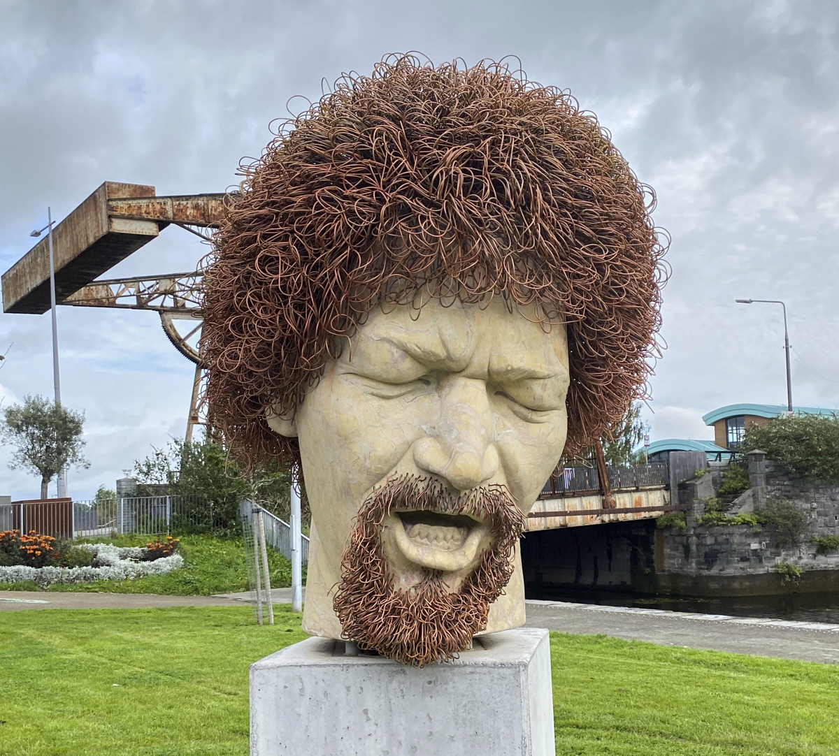 Luke Kelly Statue Dublin