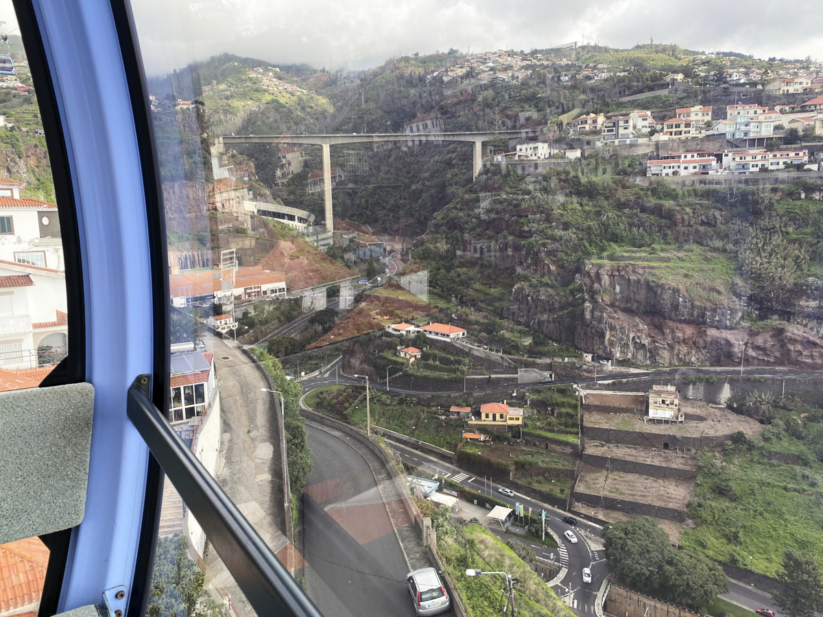Cable car from Funchal