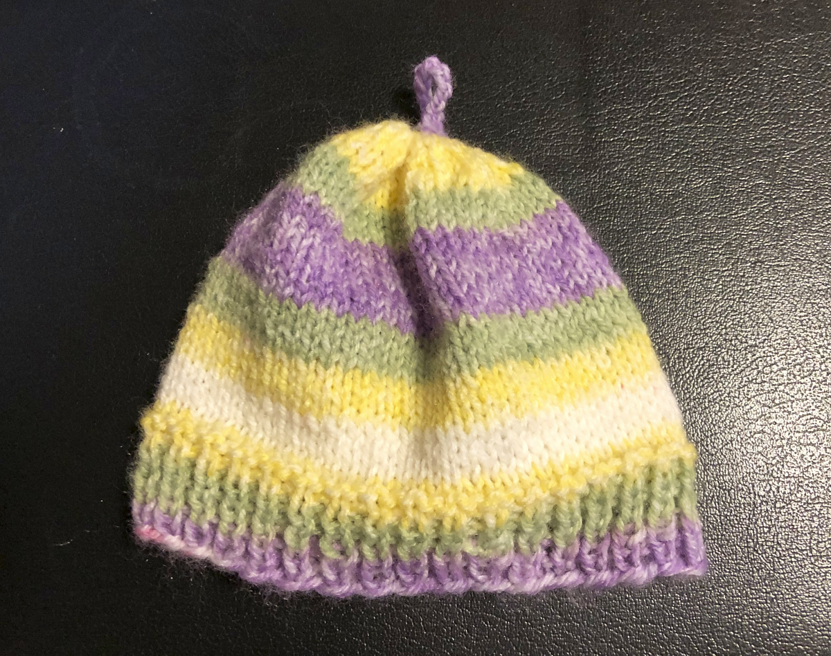 Knit hat by Kay