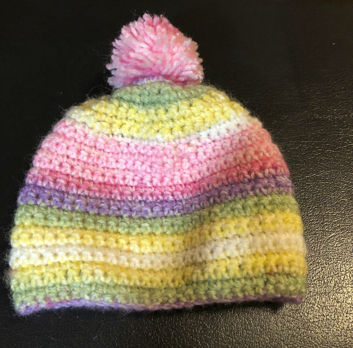 crocheted hat by Kay