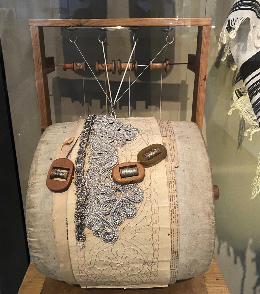 weaving work from museum Jerusalem