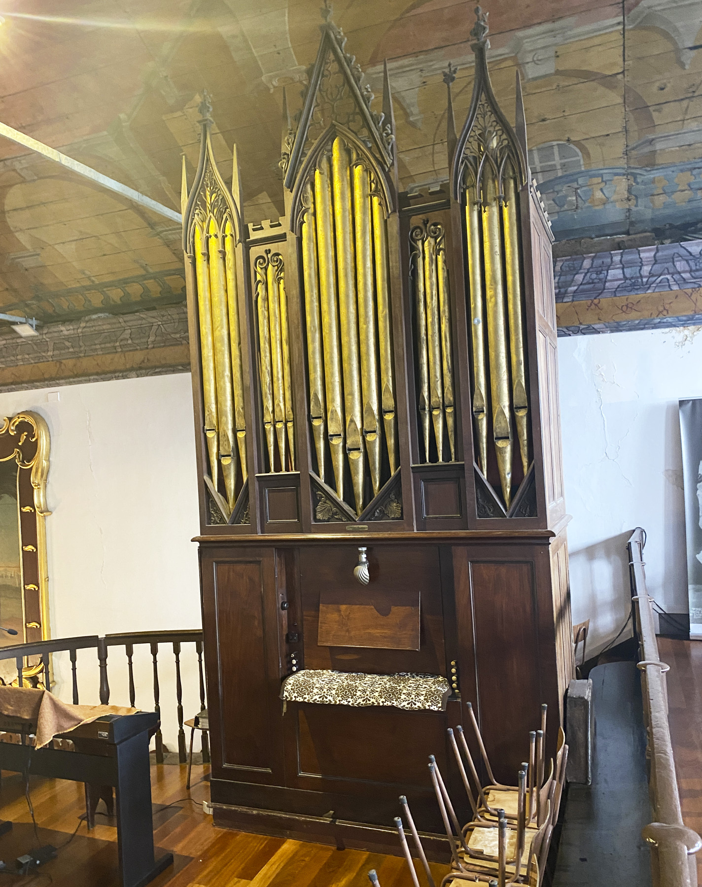 Church organ pipes Madeira