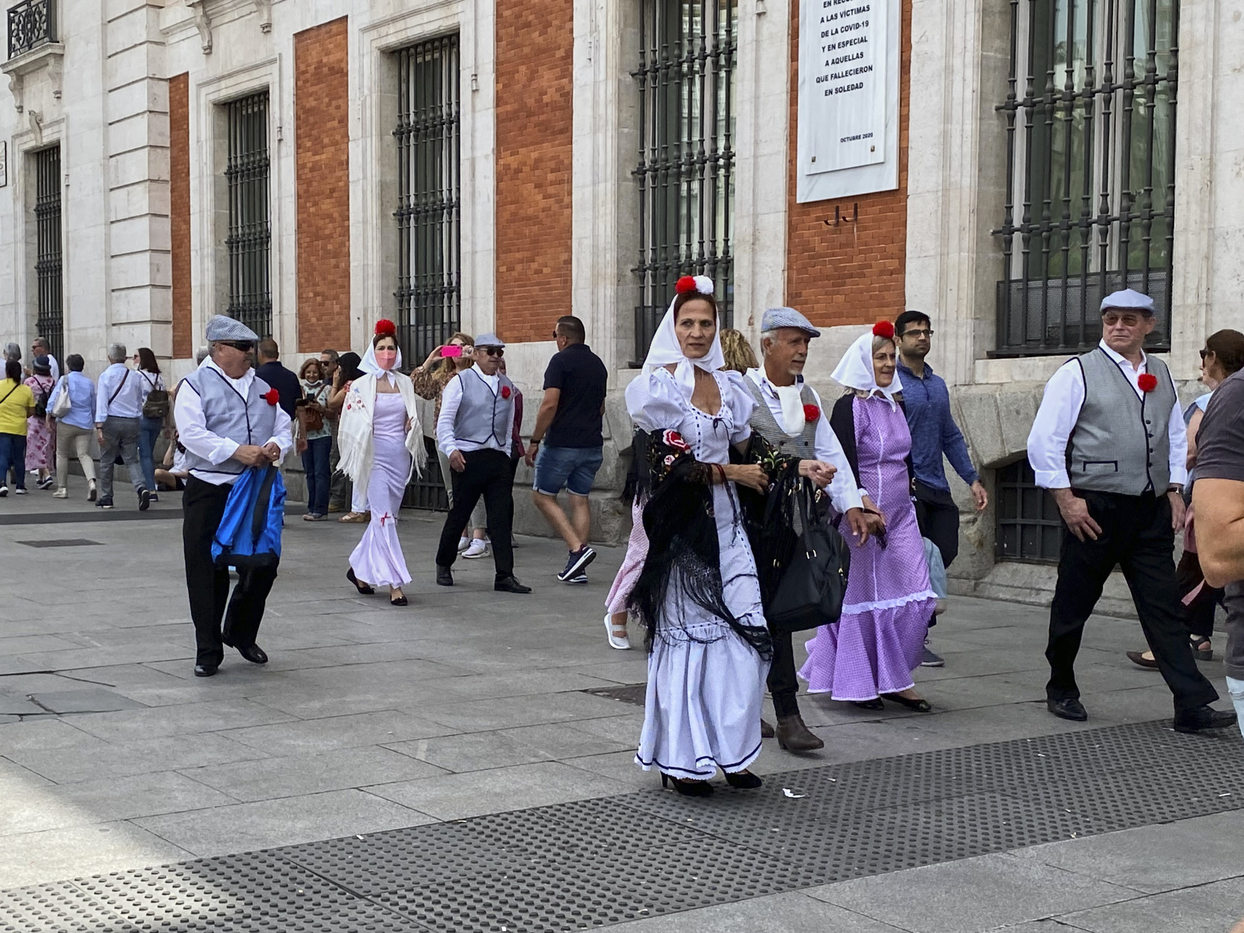 Traditional dress Streets of Madrid