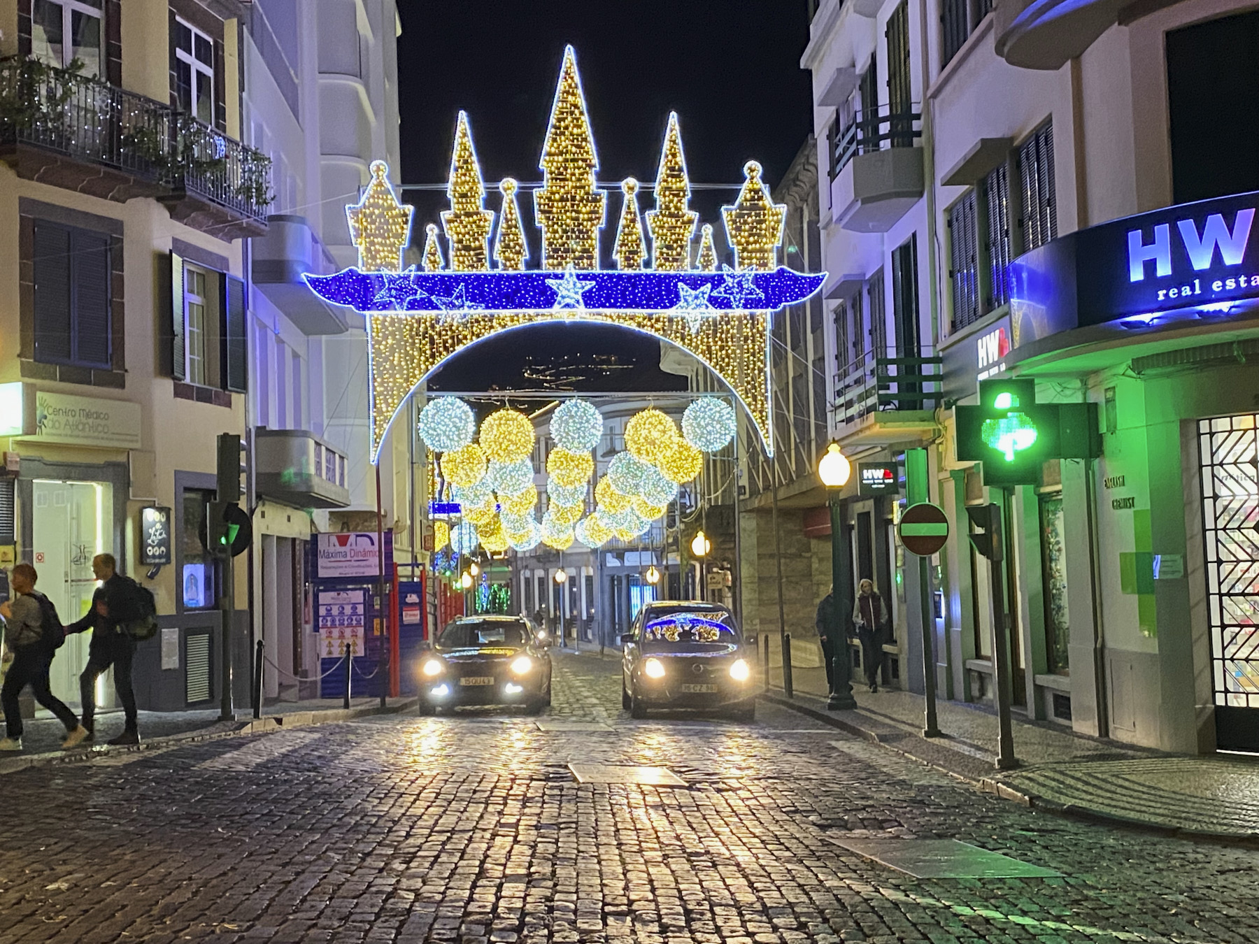 Christmas street lights Madeira 2022