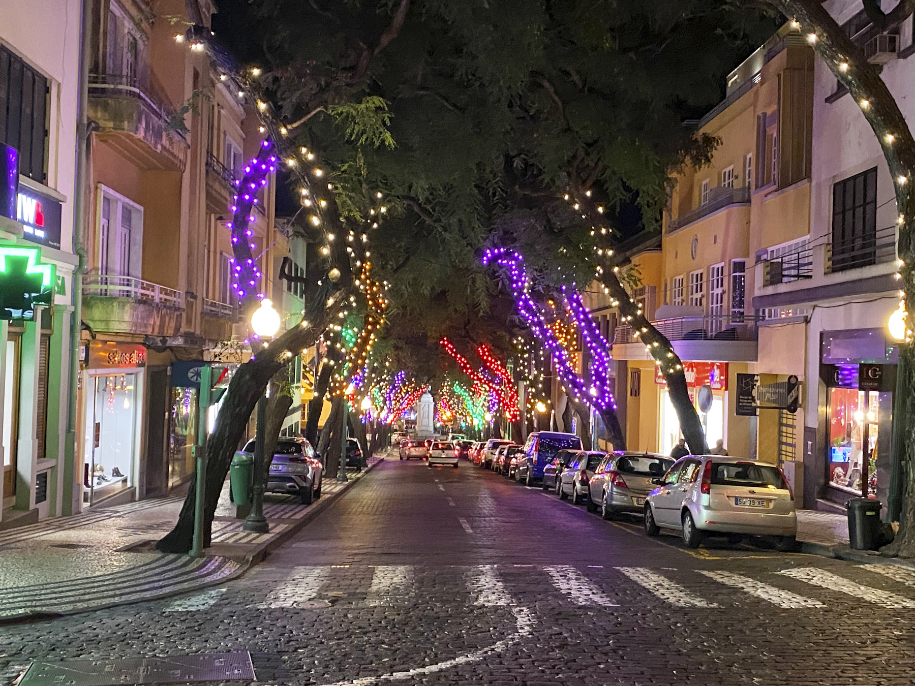 Christmas street lights Madeira 2022