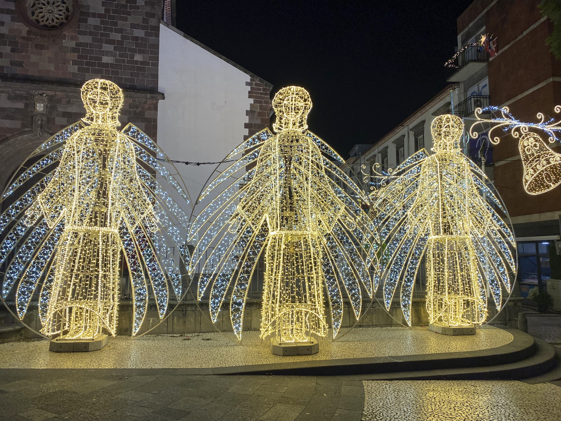 Christmas angel lights Madeira 2022