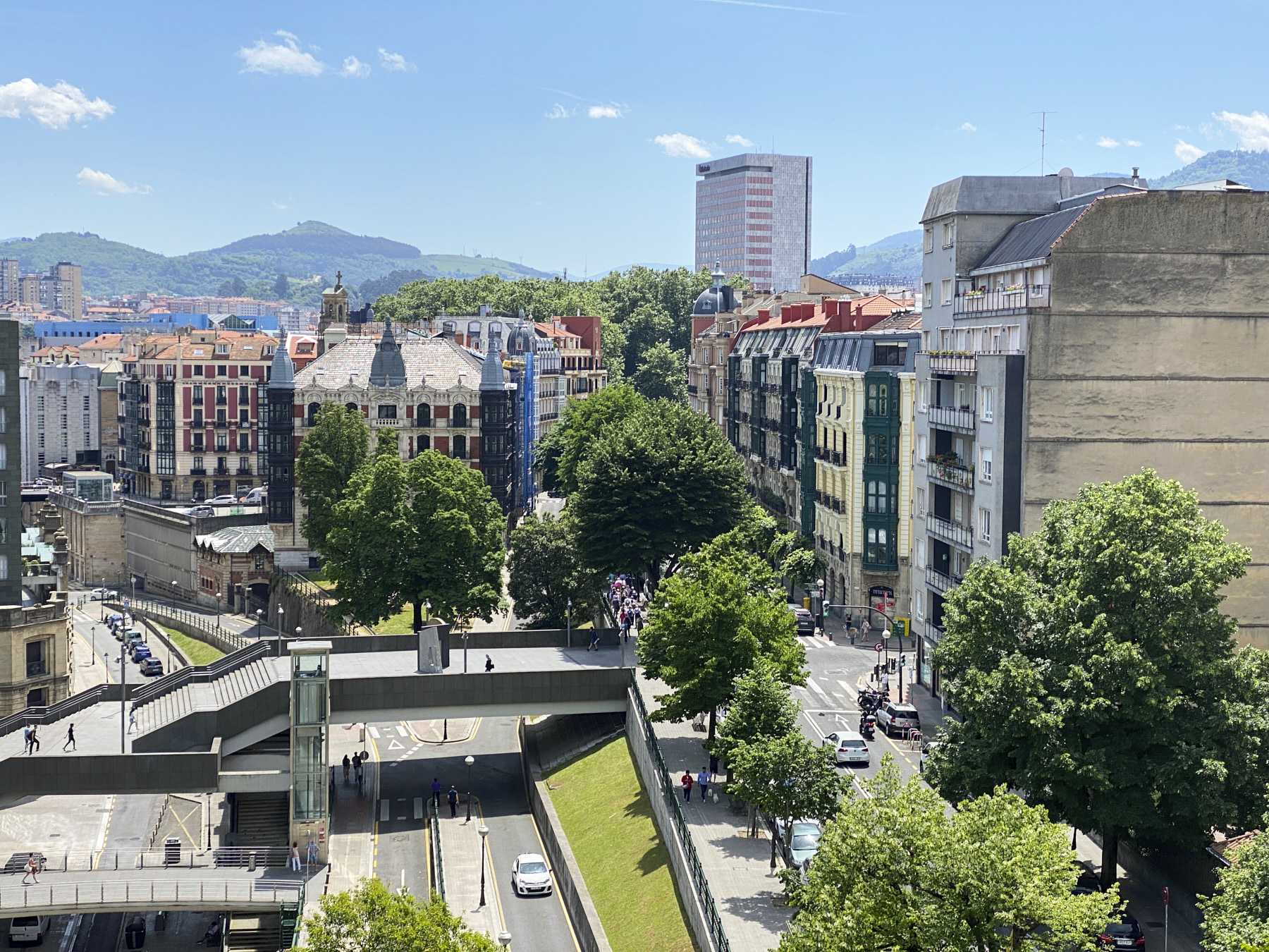 View from Bilbao apartment